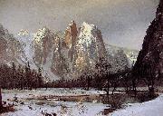 Albert Bierstadt Cathedral Rock, Yosemite Valley oil painting reproduction